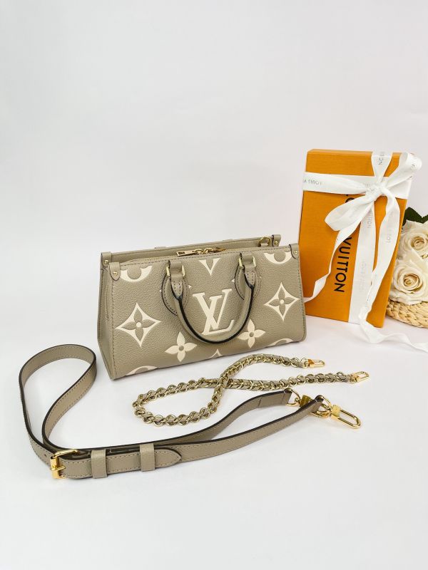 【分期0利率】LV OnTheGo East West 斑鳩灰【99成新】 