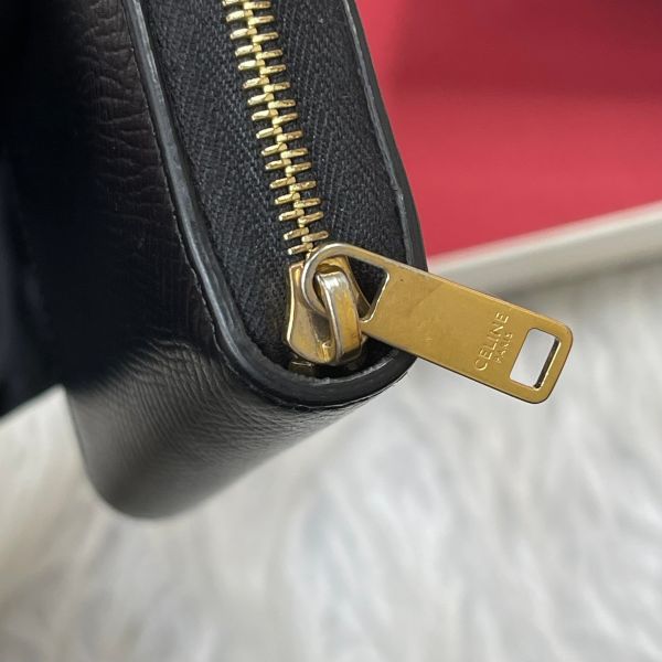 【12期0利率】CELINE 拉鍊零錢包【85成新】 