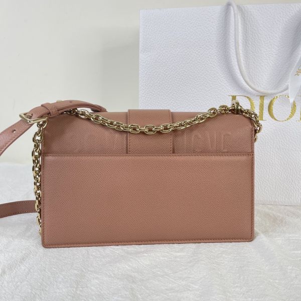 【12期0利率】DIOR 30 MONTAIGNE 中號 乾燥玫瑰粉【95成新】 