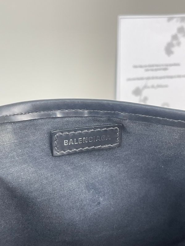 【分期0利率】Balenciaga Navy Cabas XS(背帶款)【8成新】 