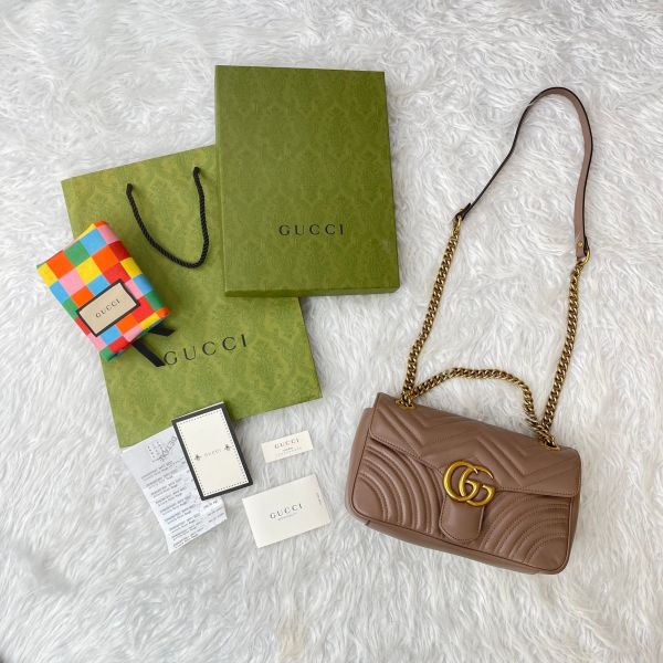 【分期0利率】GUCCI Marmont 小號肩背包【95成新】 