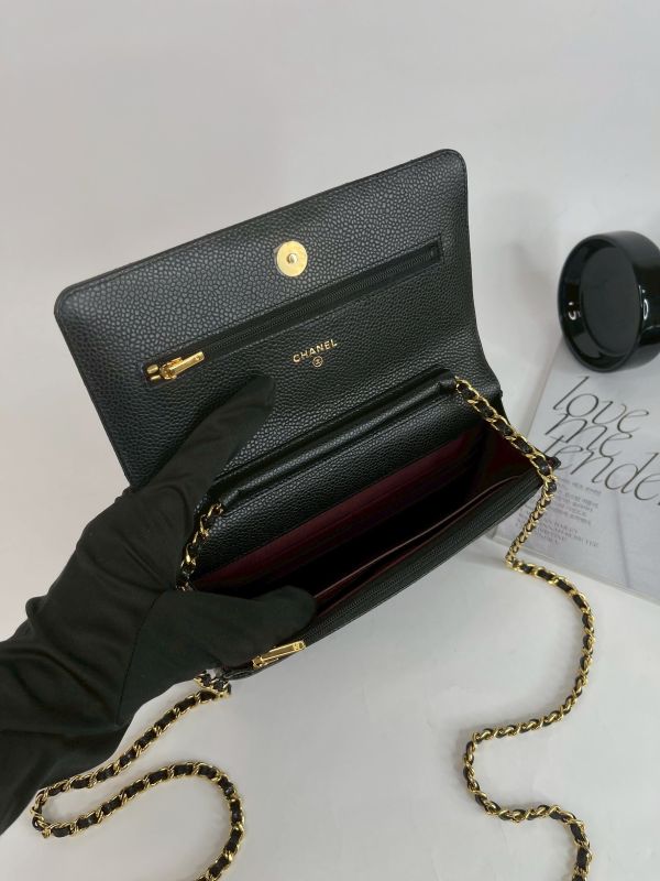 【分期0利率】CHANEL 魚子醬 WOC 黑金 【99成新】 
