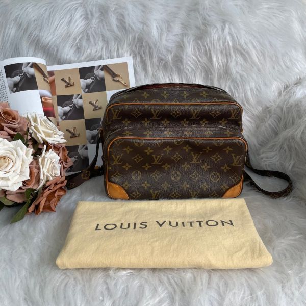 【85成新】【12期0利率】LV Nile Crossbody雙層大型相機包 M45244 