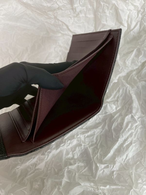 【95成新】CHANEL COCO 背面拉鍊三折短夾 