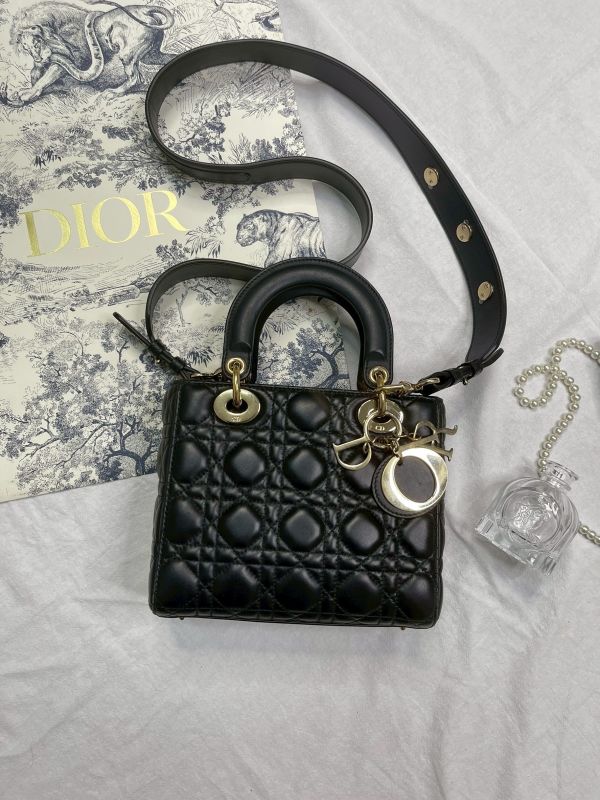 【分期0利率】DIOR LADY DIOR S LAMBSKIN【9成新】 
