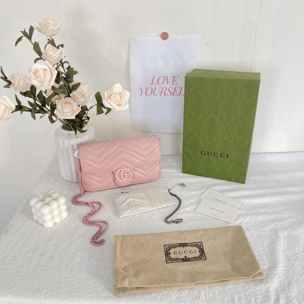 【12期0利率】GUCCI MARMONT 子母包【全新閒置】 