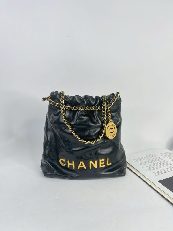 【95成新】CHANEL 22 迷你束口包 