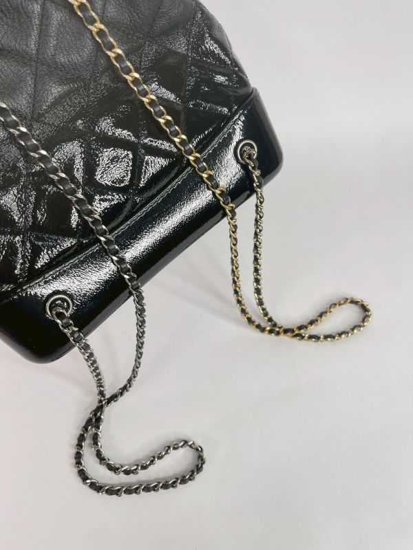 【9成新】CHANEL Gabrielle 後背包 漆皮漸層 