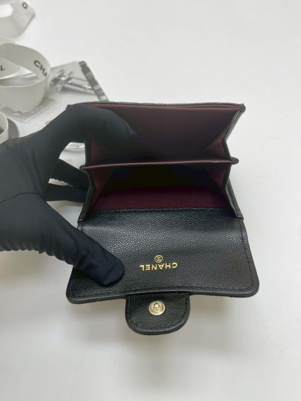 【99成新】CHANEL COCO 雙層翻蓋卡包 