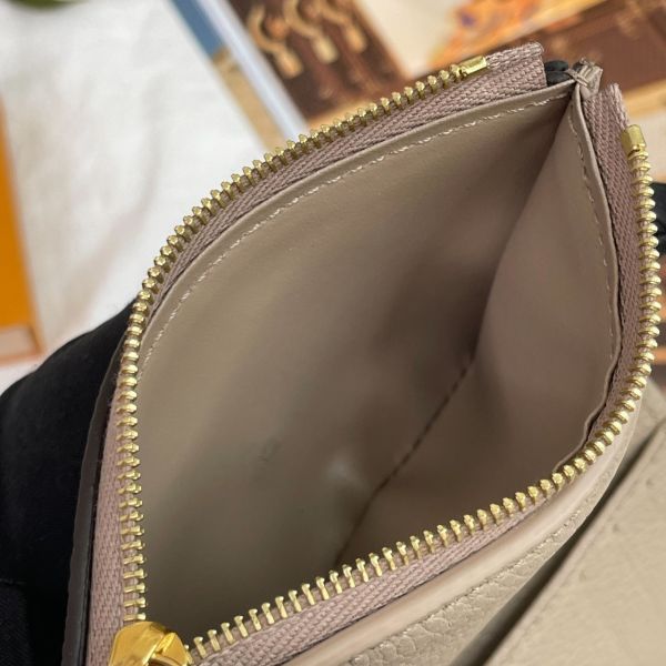 【12期0利率】LV Victorine三折短夾 最火斑鳩灰配色 【9.9成新】 