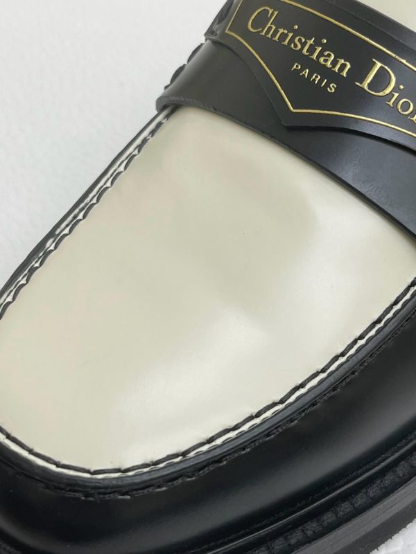 【未使用閒置品】DIOR Christian Dior Boy 撞色樂福鞋 