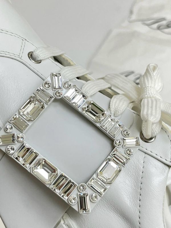 【95成新】Roger Vivier Viv' Skate 皮革運動鞋 38號 