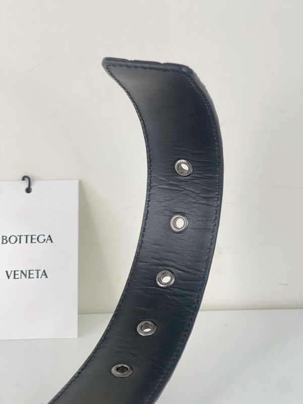 【分期0利率】BV細編織4CM圓頭皮帶【全新品】 