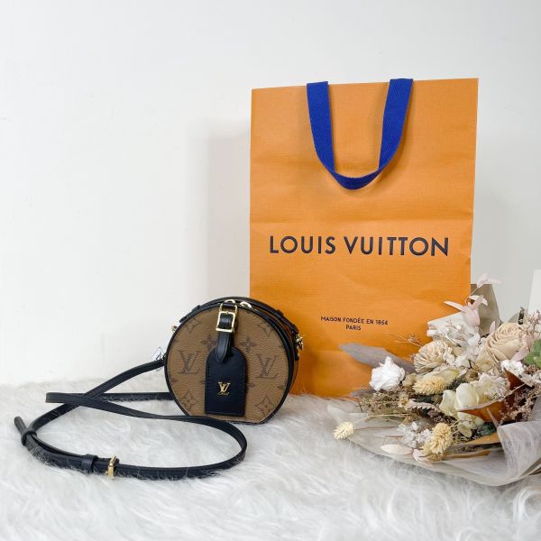【12期0利率】 LV  Mini Boîte Chapeau 【95成新】 