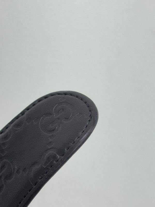 【9成新】GUCCI  Signature皮革皮帶 115CM 