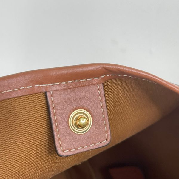 【12期0利率】CELINE  TRIOMPHE老花小號水桶包【95成新】 