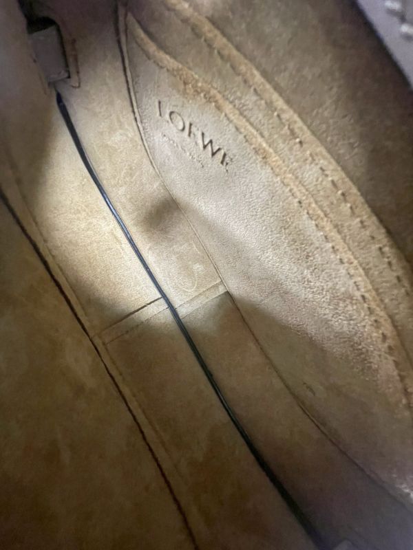 【分期0利率】LOEWE MINI GATE 雙層包 沙色【99成新】 