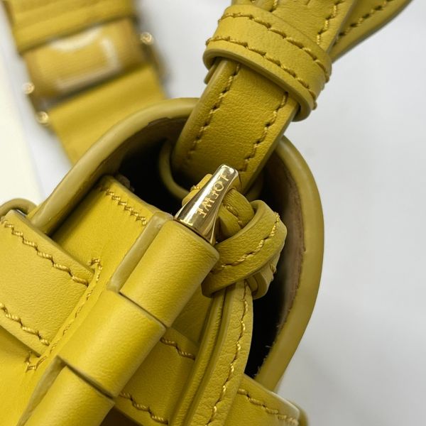 【12期0利率】LOEWE MINI GATE 小雞黃【9成新】 