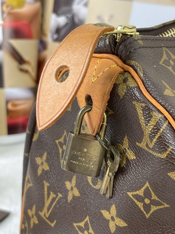 【分期0利率】LV SPEEDY 30 經典Monogram手提波士頓包【9成新】 