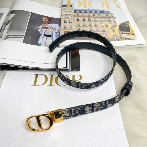 【12期0利率】DIOR 30 MONTAIGNE 雙面皮帶 2公分 