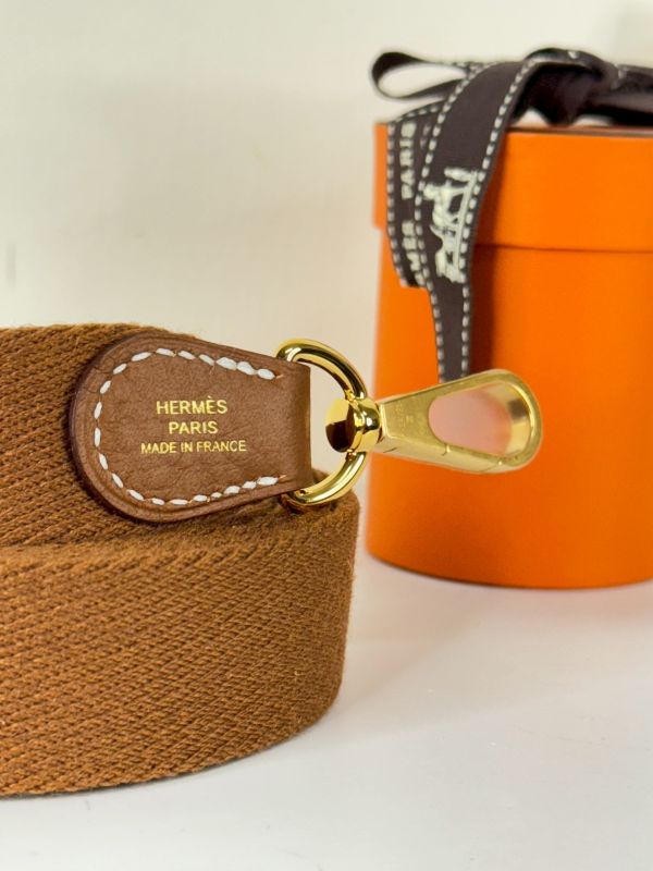 【分期0利率】HERMES Evelyne mini 棕色【未使用閒置品】 
