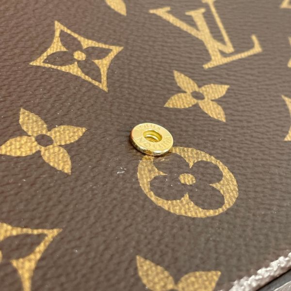【95成新】【12期0利率】LV  Félicie Pochette 舊款老花三合一 (非絨布內裡) 