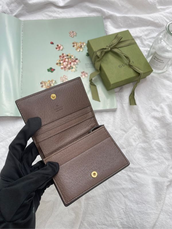 【分期0利率】GUCCI OPHIDIA GG零錢對開短夾【95成新】 