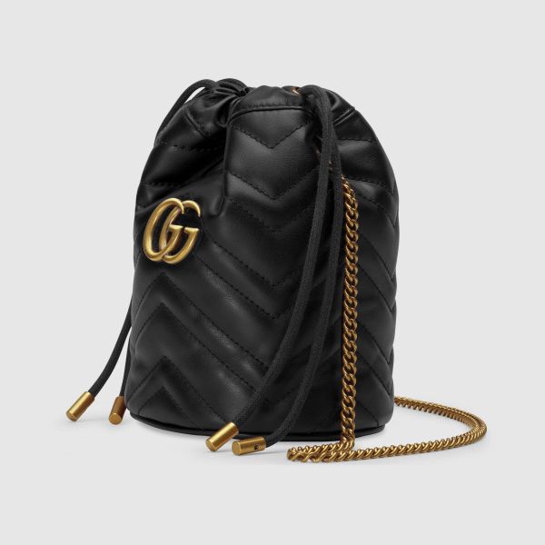 【12期0利率】【現金價】GUCCI Marmont 迷你水桶包 gucci 女包