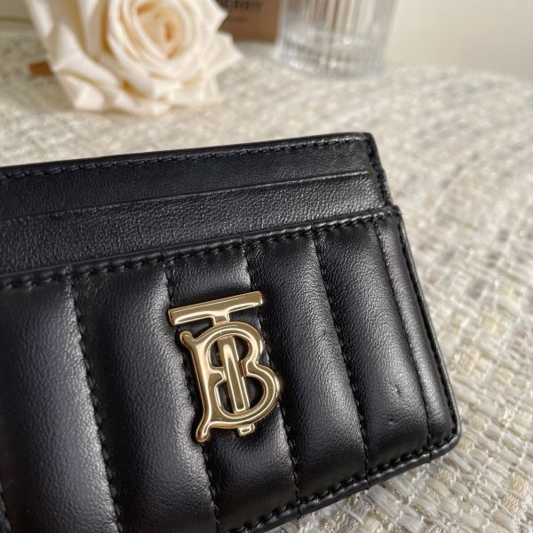 【12期0利率】BURBERRY LOLA 绗缝羊皮TB卡包【95 成新】 