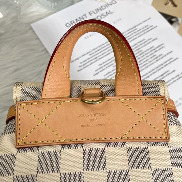 【12期0利率】LV SPERONE BB  棋盤格小書包【85成新】 