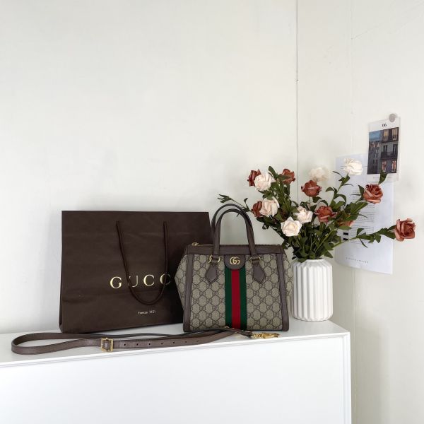 【12期0利率】GUCCI OPHIDIA小號托特包【85成新】【現金價21800】 