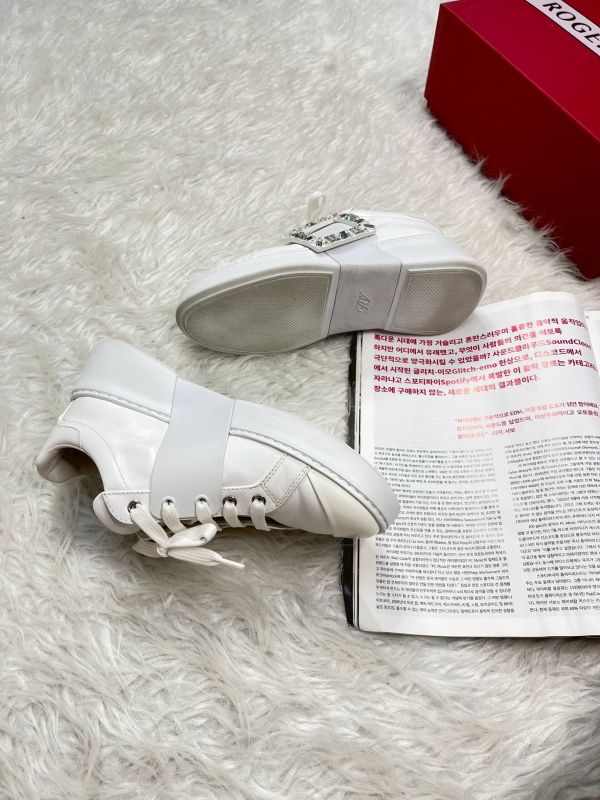 【分期0利率】Roger Vivier Viv' Skate 皮革運動鞋 37號【95成新】 