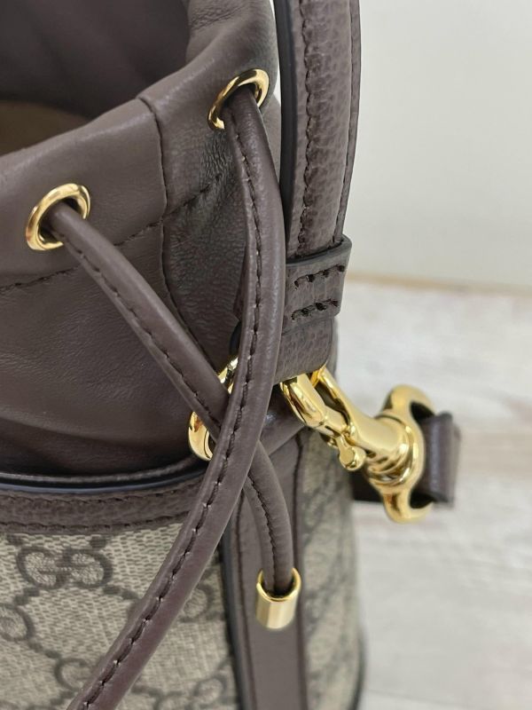 【全新品】GUCCI OPHIDIA 迷你兩用水桶包 
