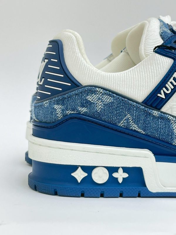 【95成新】LV TRAINER 牛仔藍 36號 
