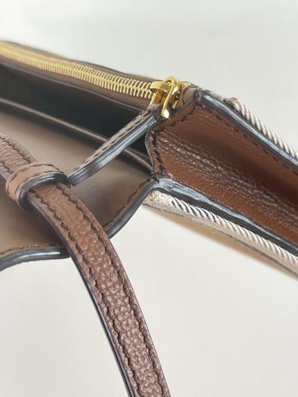 【分期0利率】BURBERRY HAMPSHIRE 格紋拚接皮革WOC 【95成新】 