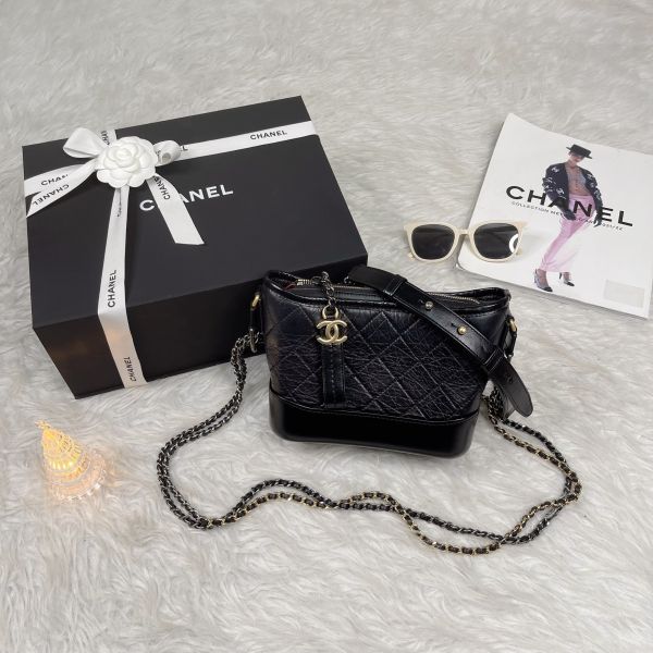 【12期0利率】CHANEL Gabrielle hobo 流浪包小號【22/02上海購證】【未使用閒置品】 