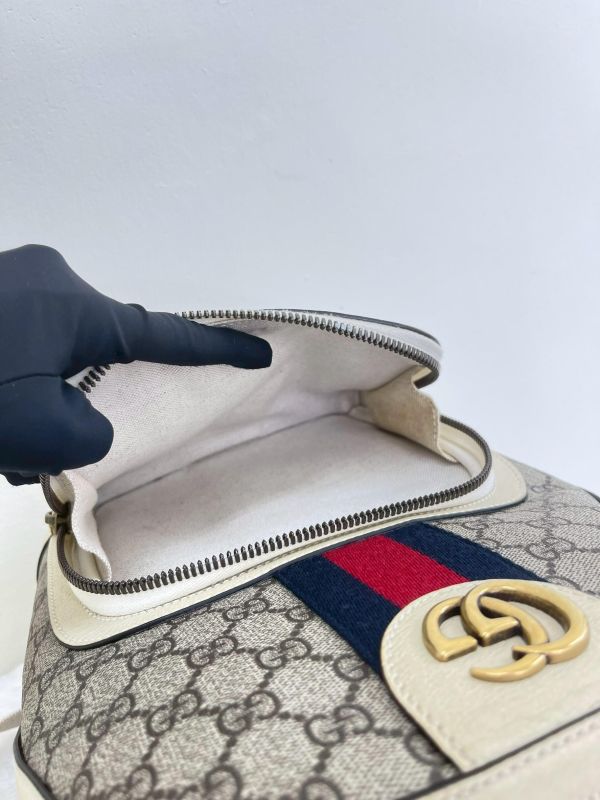 【9成新】GUCCI OPHIDIA GG 雙肩後背包 