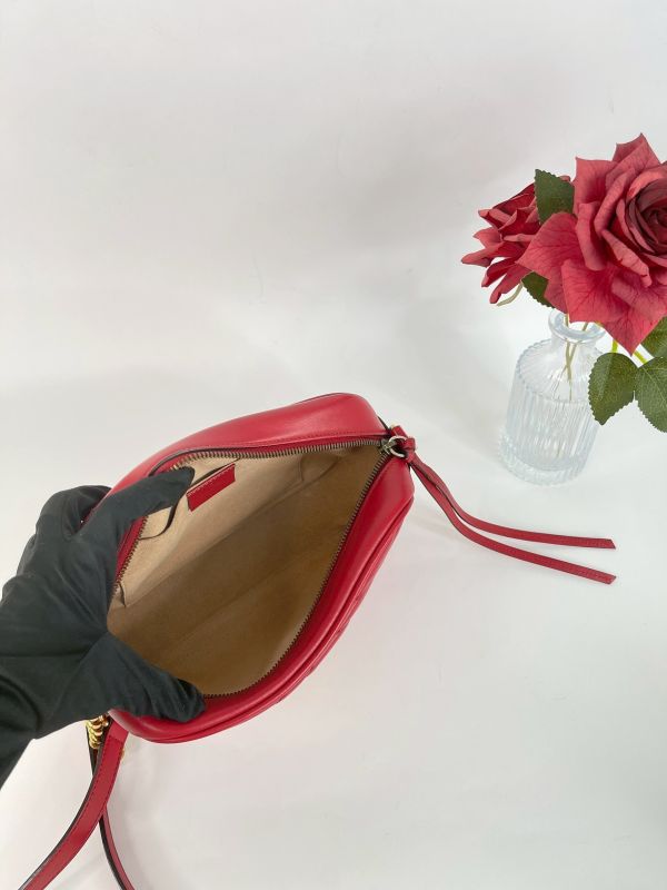 【分期0利率】GUCCI Marmont 相機包紅金【85成新】 