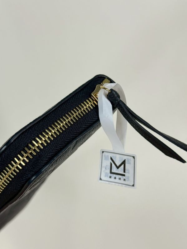 【分期0利率】LV Clémence 拉鍊皮革壓紋長夾【全新品】 