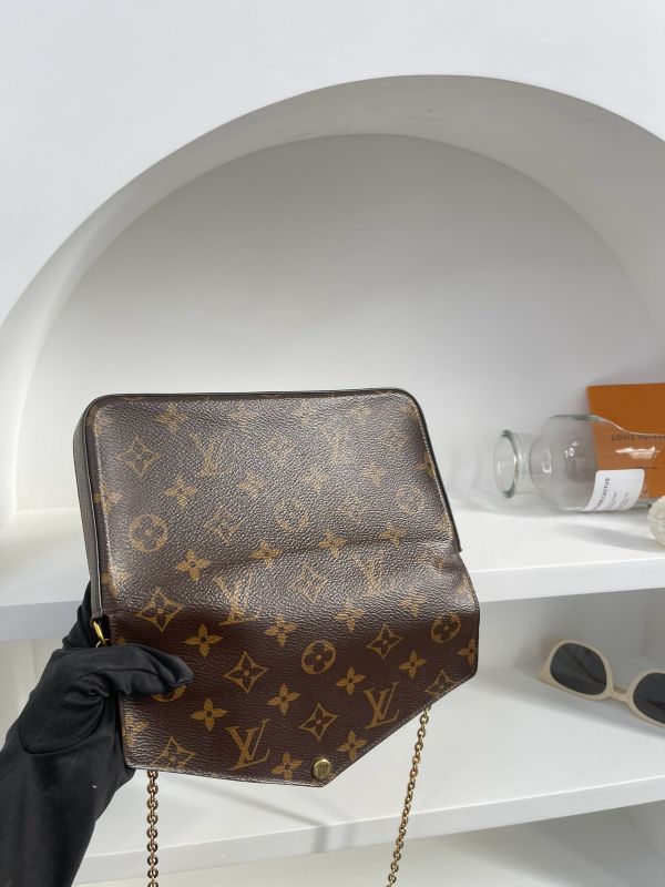 【分期0利率】 LV LV Félicie Pochette 舊款老花三合一 (非絨布內裡)【9成新】 