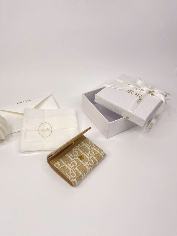 【分期0利率】DIOR 30 Montaigne Veronia 短夾【未使用閒置品】 