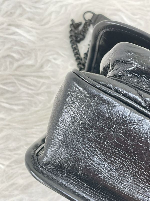 【分期0利率】YSL 復古皮革BABY手袋 D扣款 【99成新】 