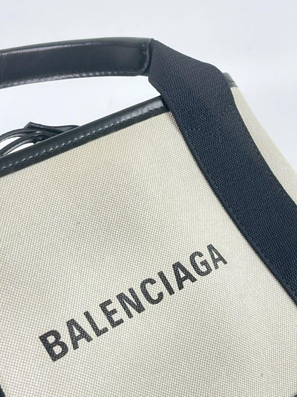 【9成新】Balenciaga Navy Cabas XS(背帶款) 