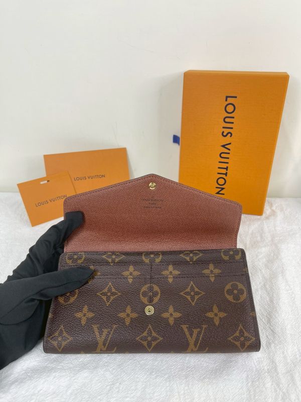 【分期0利率】LV Sarah 錢包【9成新】 