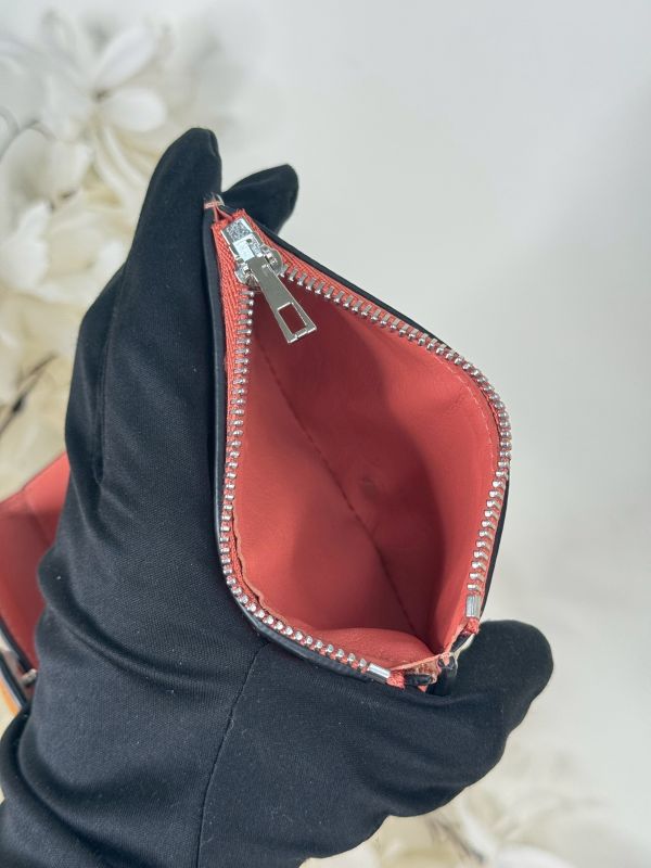 【分期0利率】LOEWE 粒面小牛皮小號豎款錢包【95成新】 