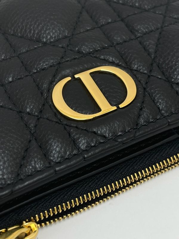 【未使用閒置品】DIOR Caro Dahlia 錢包 
