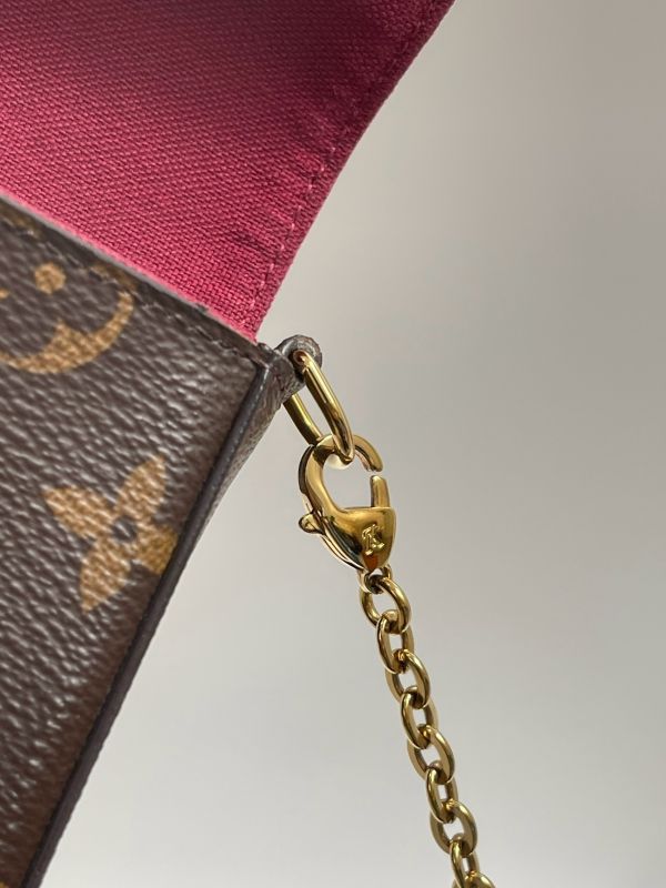 【分期0利率】 LV LV Félicie Pochette 舊款老花三合一 (非絨布內裡)【9成新】 