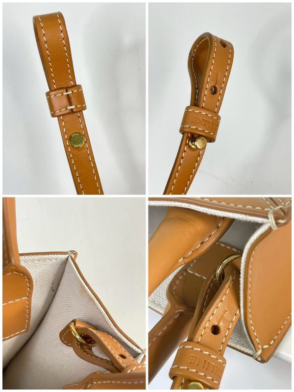 【95成新】CELINE印花LOGO帆布迷你琴譜包 