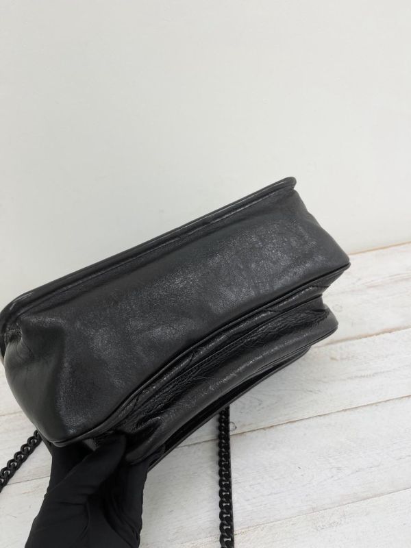【95成新】YSL NIKI 中號 SO BLCAK D扣款 
