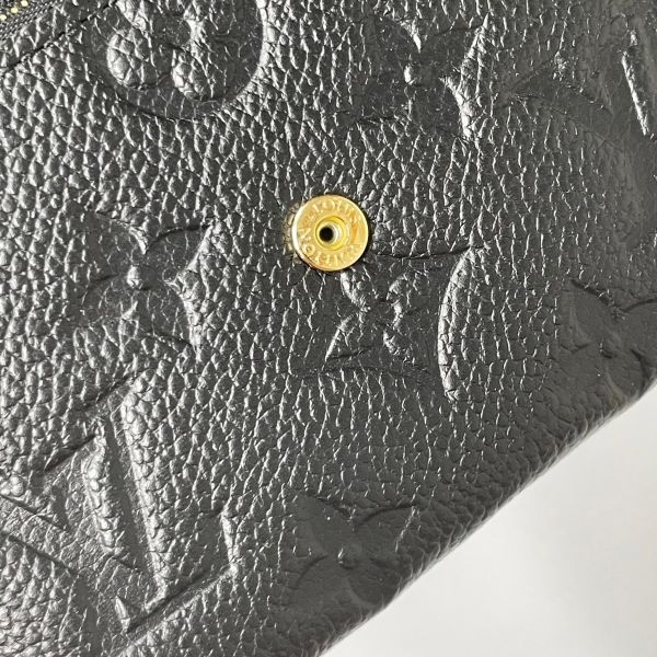 【12期0利率】LV壓紋三摺短夾【全新閒置】 